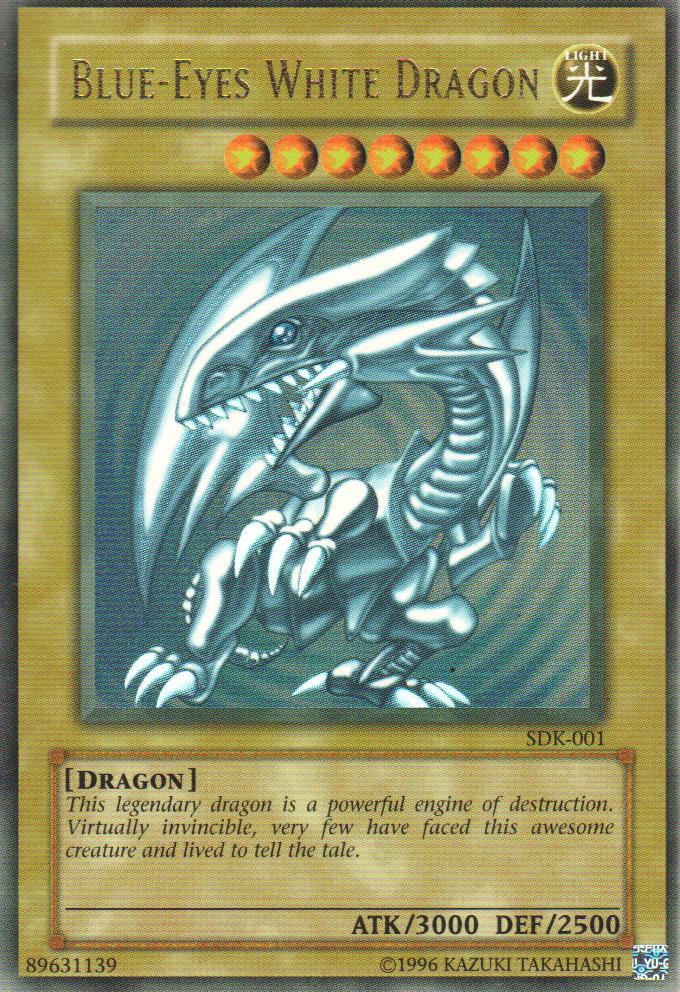 Blue-Eyes White Dragon - SDK-001 - Ultra Rare - Unlimited Edition